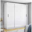 Ver imagem 1 de Guarda Roupa Clara 3 Portas sem Espelho Branco - Carioca