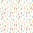 Ver imagem 1 de Papel de Parede Vinílico Mini Pinceladas Amarelo, Azul e Vermelho 4411 53cmx10m
