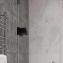 Ver imagem 2 de Kit Com 2 Acabamento Quadrado Registro 1/2 e 3/4 Volante C-80 Metal Preto Padrão Deca