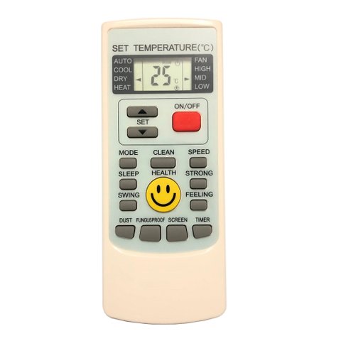 Controle Remoto Ar Condicionado Fontaine Split Ykr-h/009e