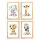 Ver imagem 1 de Quadro Decorativo Infantil - Animais Aquarela