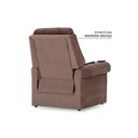 Ver imagem 3 de Poltrona Reclinável P/ Sala Mh 1216 Two Way C/ Massagem Suede Castor - Herval