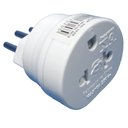Ver imagem 1 de Adaptador com Proteção 2p+t - 7020 - Key West Adaptador C/protecao 2pinos/1terra Key W 7020.