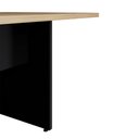 Ver imagem 5 de Mesa de Escritório Reunião 200cm X 90cm Pé Painel Mac Pr F5 Cor:macadâmia com Preto