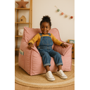 Ver imagem 3 de Puff Poltrona Nuvem Infantil Criança Nuvem com Enchimento de Espuma - Tecido Veludo Rosa