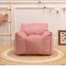 Puff Poltrona Nuvem Infantil Criança Nuvem com Enchimento de Espuma - Tecido Veludo Rosa - 1