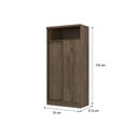 Ver imagem 5 de Armário Multiuso Lavanderia 528 c/ 2 Portas de Correr Branco - Carraro
