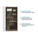 Ver imagem 3 de Armário Multiuso Lavanderia 528 c/ 2 Portas de Correr Branco - Carraro