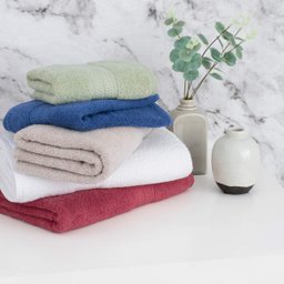 Toalha de Banho Buddemeyer Corine 70cm x 132cm Branco BUDDEMEYER 33947 - 5