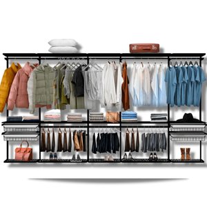 Closet Armário Aramado Modulado Gaveta Prateleira 3,70m PT