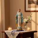 Ver imagem 3 de Imagem de Nossa Senhora Das Graças de Resina - 30 cm