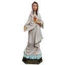 Ver imagem 1 de Imagem do Sagrado Coração de Maria de Resina - 30 cm