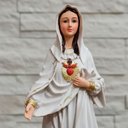 Ver imagem 2 de Imagem do Sagrado Coração de Maria de Resina - 30 cm