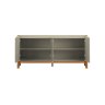 Buffet / Balcão Fl Retrô 1.80m 4 Portas Cor Off White Pt - 5