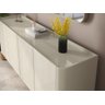 Buffet / Balcão Fl Retrô 1.80m 4 Portas Cor Off White Pt - 4