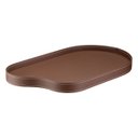 Ver imagem 2 de Bandeja Hara Orgânica Beatrice Material Ecológico 41x24,5 Cm:caramelo