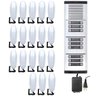 Kit Porteiro Coletivo Mps 18 Pontos com 18 Monofones e Fonte - 1