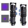 Lanterna Led Luz Negra Ultravioleta Uv Escorpião 2 em 1 Luz Branca Recarregável Tx Luz Negra Ultravi - 4