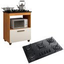 Ver imagem 1 de Kit Balcão Cooktop Itatiaia com 1 Porta e Fogão Cooktop 5 Bocas