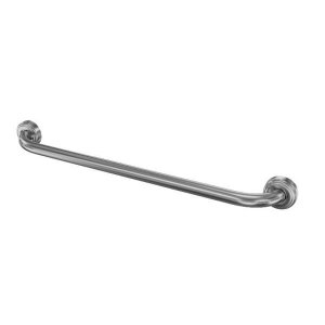 Corrimão de Parede em Aço Inox com 1,40m Ponteira Curva