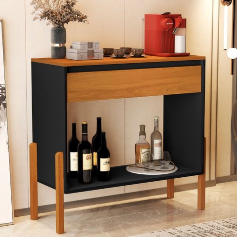 Aparador Libano - ㅤpreto/nature