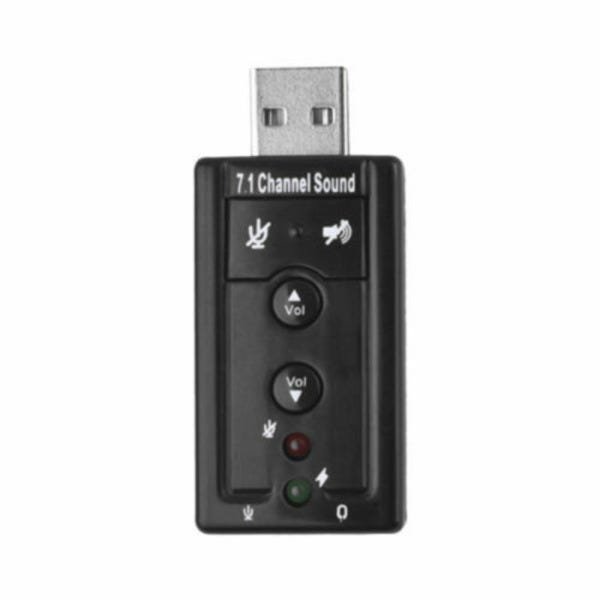 Adaptador Placa de Som USB 2.0 Fone Microfone 7.1 Digital - HB-T64 - Knup - 4