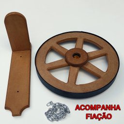 Arandela Luminária Roda De Carroça 110/220 V - 6