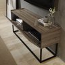 Rack Bancada para TV Design Industrial Aço e Madeira - Legno - 3
