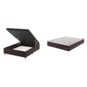 Ver imagem 2 de Conjunto Colchão Ortopédico Casal e Base Box Bau 73x138x188cm Libia Yescasa