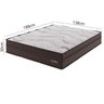 Conjunto Colchão Ortopédico Casal e Base Box Bau 73x138x188cm Libia Yescasa - 3