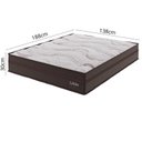 Ver imagem 3 de Conjunto Colchão Ortopédico Casal e Base Box Bau 73x138x188cm Libia Yescasa Marrom