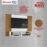 Painel para Tv Navi Moderno Completo Rack Premium Quarto e Sala Luxo Cor Branco - 3