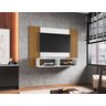 Painel para Tv Navi Moderno Completo Rack Premium Quarto e Sala Luxo Cor Branco - 2