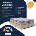 Ver imagem 4 de Cama Box com Colchão Ortobom de Molas Ensacadas Pillow In Pro Vida Queen 158cm