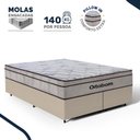 Ver imagem 2 de Cama Box com Colchão Ortobom de Molas Ensacadas Pillow In Pro Vida Queen 158cm