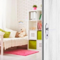 Fechadura Porta Interna Cromado 40mm com Espelho Uno Arouca - 3