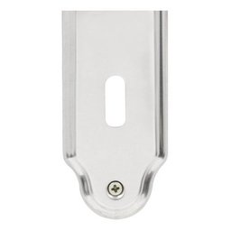 Fechadura Porta Interna Cromado 40mm com Espelho Uno Arouca - 5