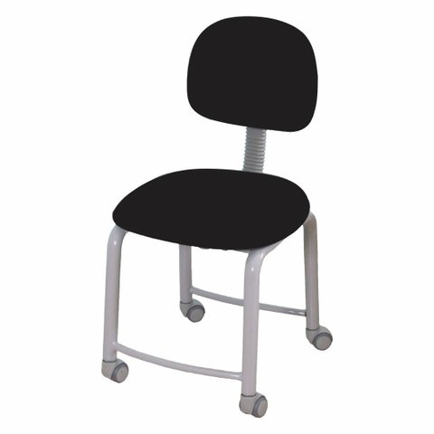 Cadeira de 45 Cm com Assento e Encosto Estofados - Mod. Tub-cd45