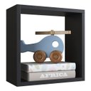 Ver imagem 4 de Nicho Organizador Quadrado 31,3cm Multimóveis Cr40153 Preto