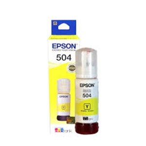 Tinta Epson Original Amarela T504420 - L4150 L4160 L6191 L6161 L6171 - 70ml