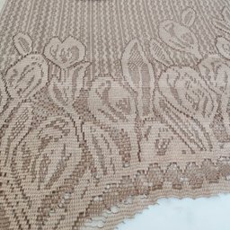 Cortina Cascata Clássica Tulipinha 3x1m Bandô para Janela de Cozinha Desert Interlar - 5