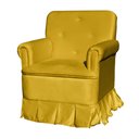 Ver imagem 2 de Poltrona Amamentação com Balanço + Puff Laura Veludo Amarelo