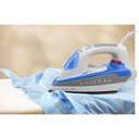 Ver imagem 4 de Ferro à Vapor Base Cerâmica E Função Corta Pingos Azul 127v