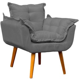 Kit Namoradeira Decorativa + 2 Poltronas Reforçadas Para Amamentação Suede - 4