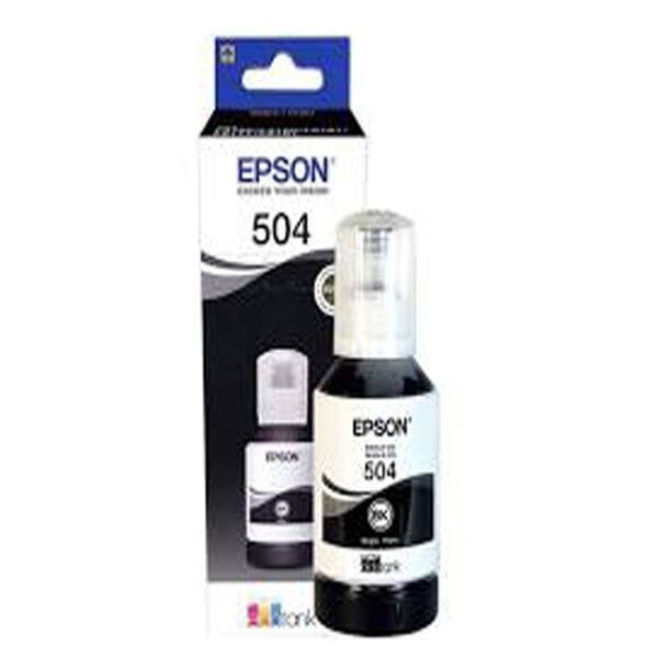 Tinta Epson Original Preto T504120 - L4150 L4160 L6191 L6161 L6171 - 127ml