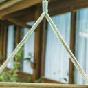 Ver imagem 2 de Rede Cadeira Balanço Bege Estofada