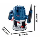 Ver imagem 2 de Tupia BOSCH De Coluna Profissional 06-08mm 1300w Gof 130