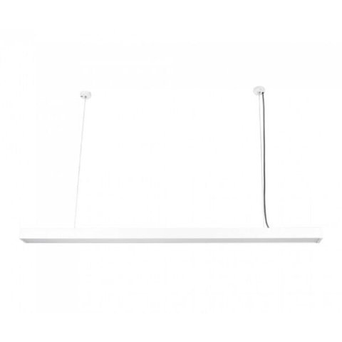 Pendente de Led Slim Otan Branco 1,2m Mesa Escritório Balcão Bancada Aparador Área Gourmet