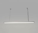 Ver imagem 2 de Pendente de Led Slim Otan Branco 1,2m Mesa Escritório Balcão Bancada Aparador Área Gourmet