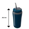 Copo Térmico Tererê com Tampa Azul Cuia com Filtro e Bomba - 5